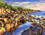 Acadia Shore; 11x14